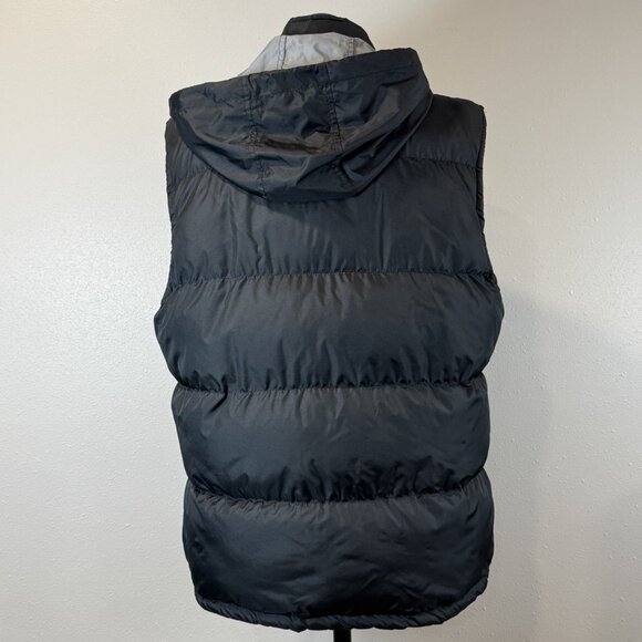 US Polo Assn Mens 2X Black Puffer Vest Hooded Full Zip Outdoor Warm Activewear - Picture 2 of 16